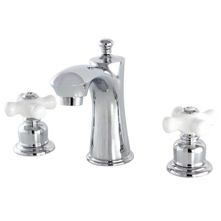 Kingston Brass 8" Widespread Bathroom Faucet, Chrome KB7961PX